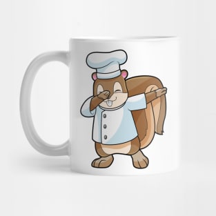 Squirrel as Cook with Cooking apron Mug